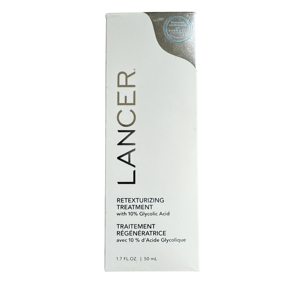 Lancer Retexturizing Treatment 1.7oz 50mL 10% Glycolic Acid AHA Smoothing Cream
